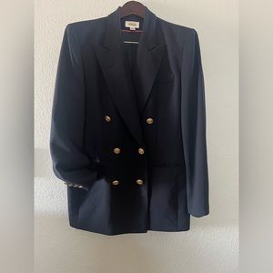 Talbots Navy Blazer with Gold Buttons